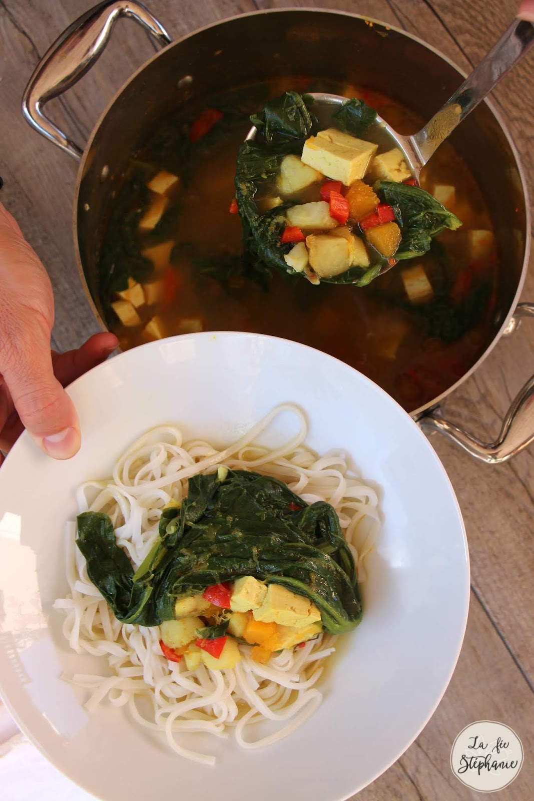 Soupe de nouilles chinoises aux légumes - La fée Stéphanie