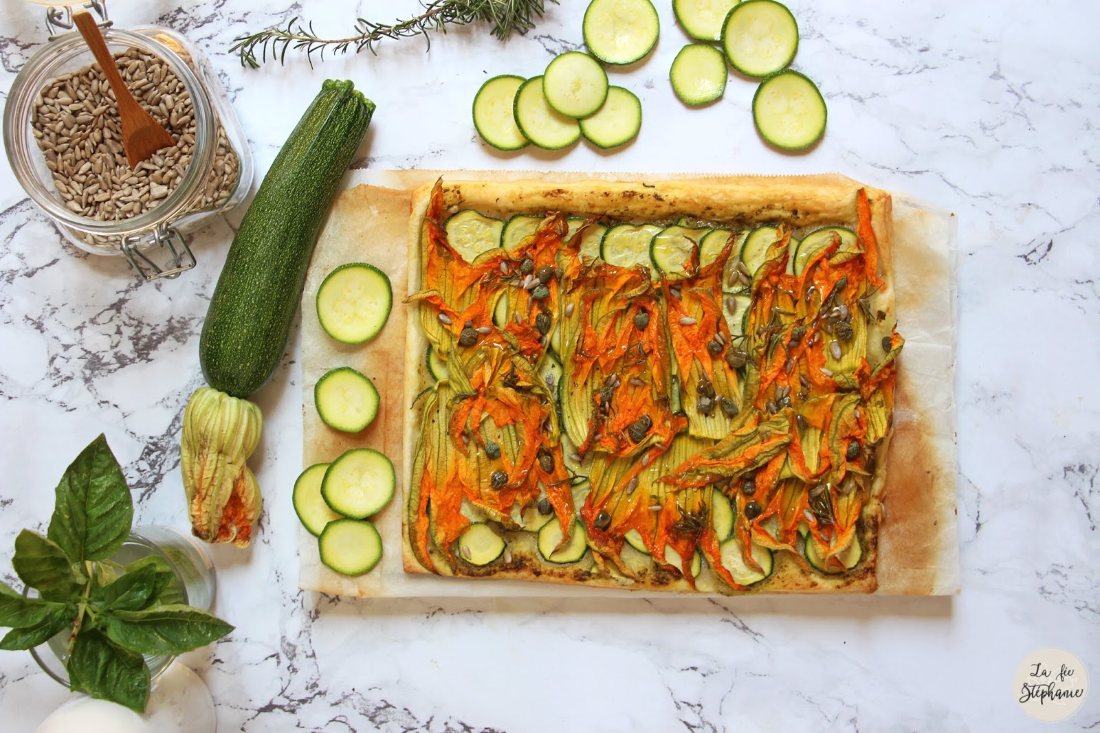 Tarte Aperitive Aux Fleurs De Courgette La Fee Stephanie