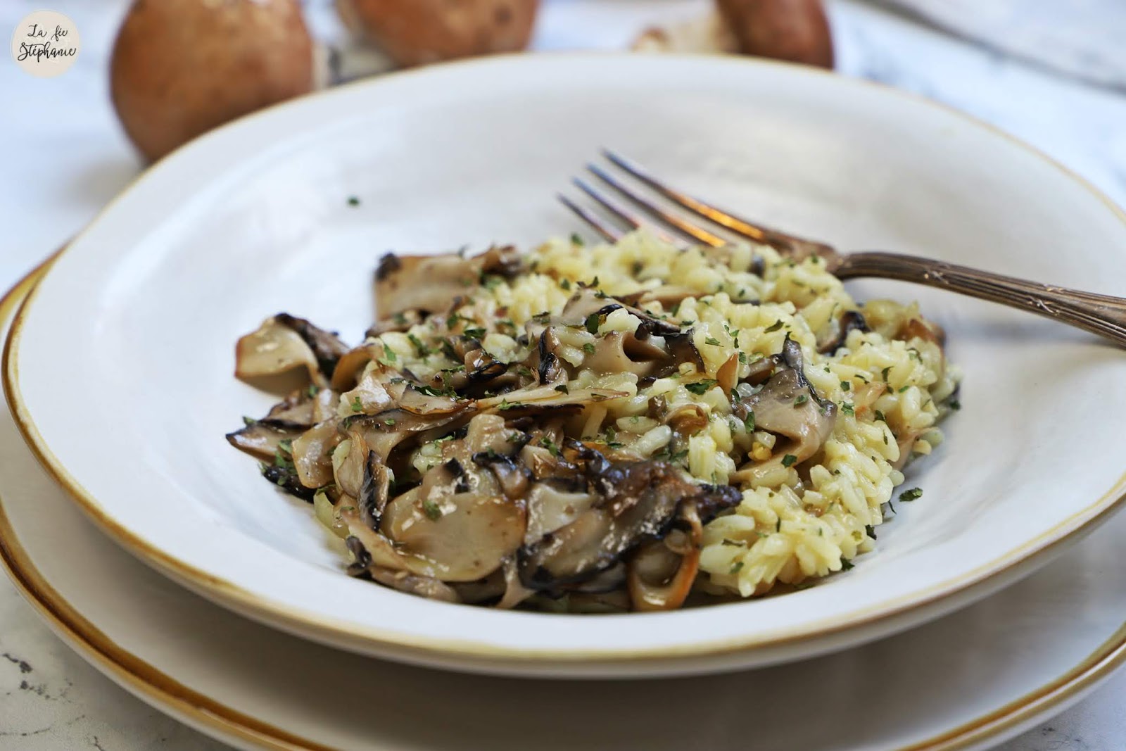 Risotto Ai Funghi Cardoncelli La F E St Phanie