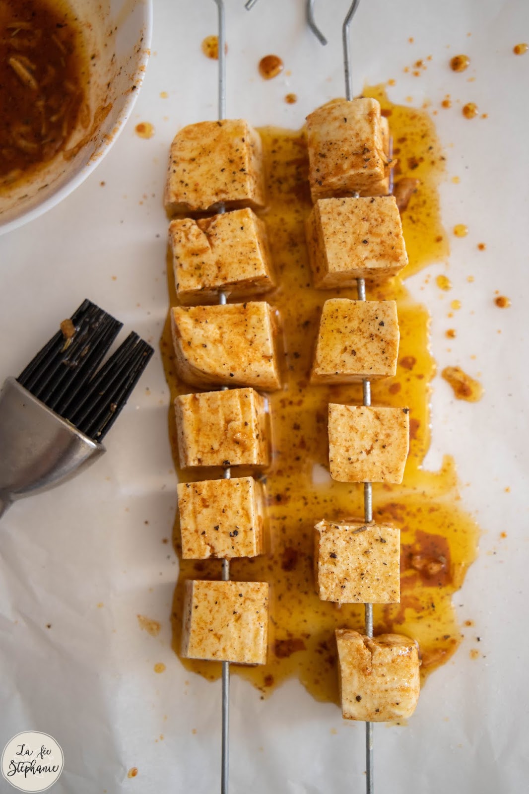 Brochettes de Tofu Mariné et Légumes Grillés - Recette Plat Principal –  Prana Foods