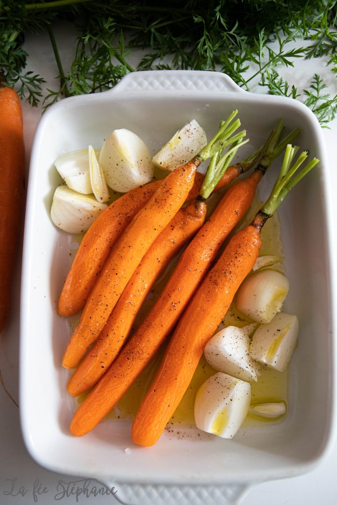 Pommes de terre et carottes rôties pour 4 personnes - Recettes - Elle à  Table